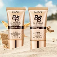 SPF50+ Gold Snail Sunscreen BB Cream Whitening Foundation Concealer Moisturizing Long Lasting Even Skin Tone Makeup Base Primer 1