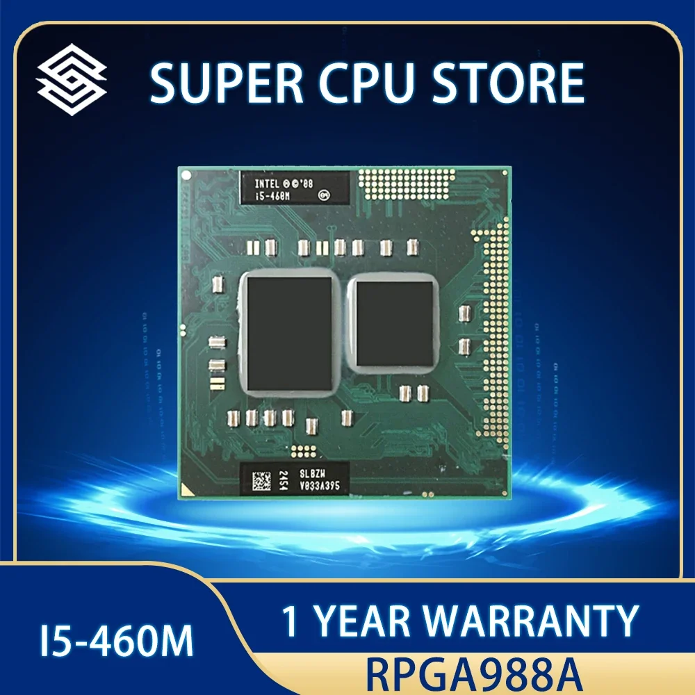 Processore Intel Core I5 460M 3M Cache 2.53 Ghz Laptop Notebook Cpu Processore Spedizione Gratuita I5-460M Rpga988A