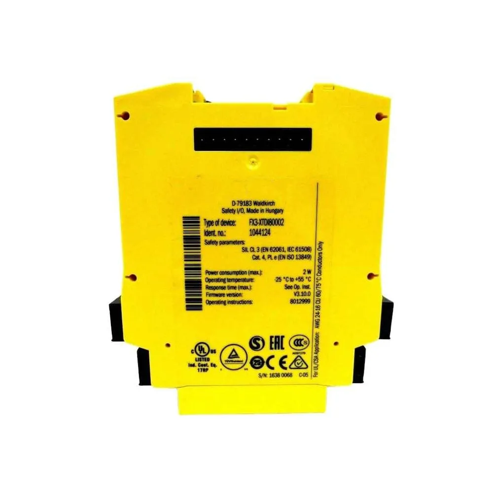 Nuovo Originale Per Relè Di Sicurezza Sick Fx3-Xtdi80002 Fx3-Xtio84002 Fx3-Cpu000000 Fx3-Mpl000001