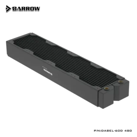 Barrow Dabel60d Radiador de Cobre Vermelho Ferramenta de Refrigeração de Água Cpu Overclocking Cooler Espessura 60 mm 12cm Fan 120 240 360 480 - Imagem 5