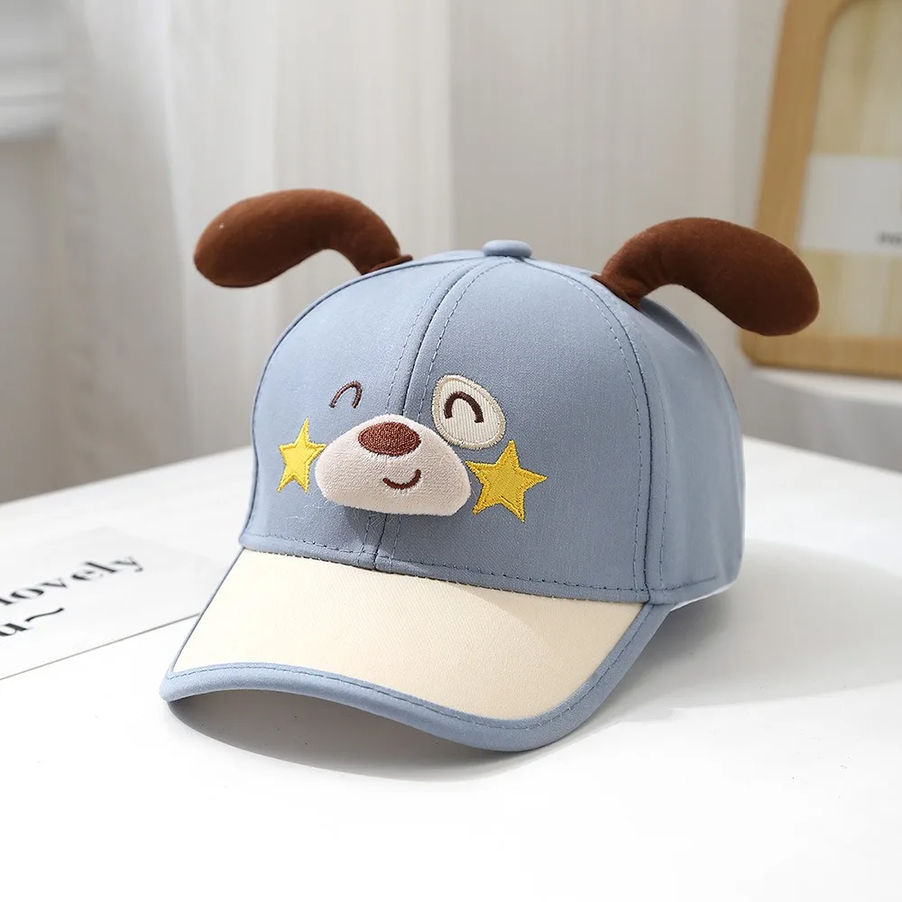 Panda Breathable Capybara Peaked Cap Cotton Bear Children Baseball Hat Soft Thin Baby Sunscreen Hat Outdoor