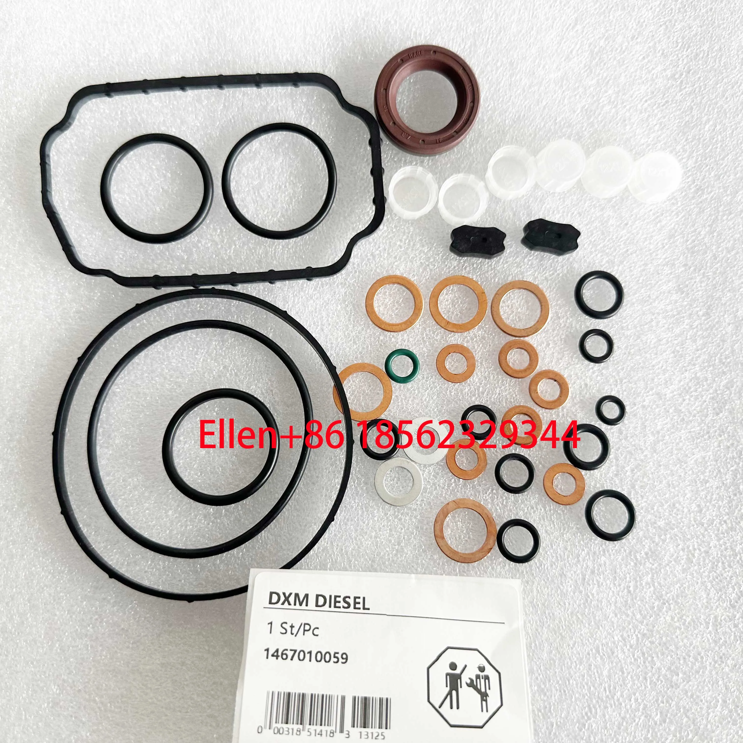Diesel VE Fuel Pump Gasket Kit 10pcs 1467010059 Oil Pump Repair Kits 1 467 010 059 Washer Shim Seal with O-ring injector repair kits
