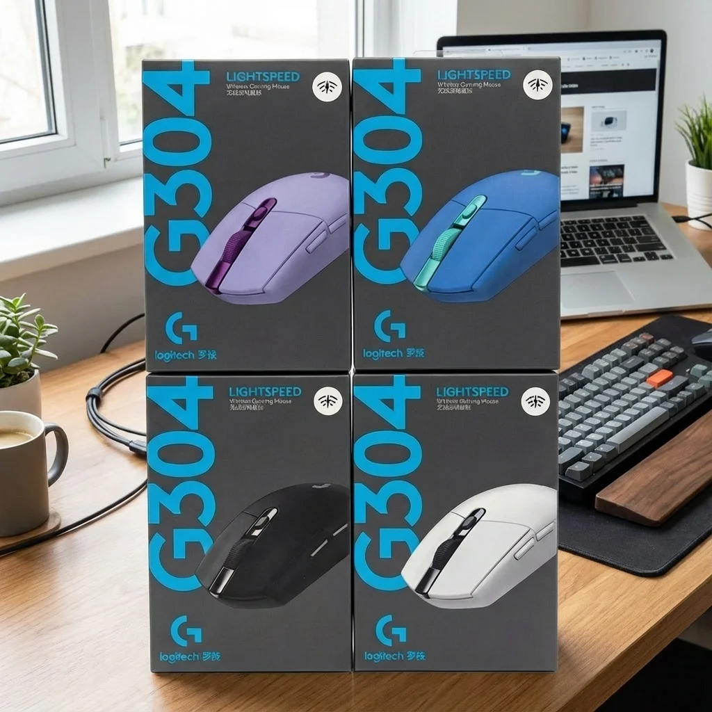 Souris de jeu sans fil Logitech G305/G304 LIGHT SPEED, 12000 DPI, suivi précis en option, souris d'e-sport, capteur HERO