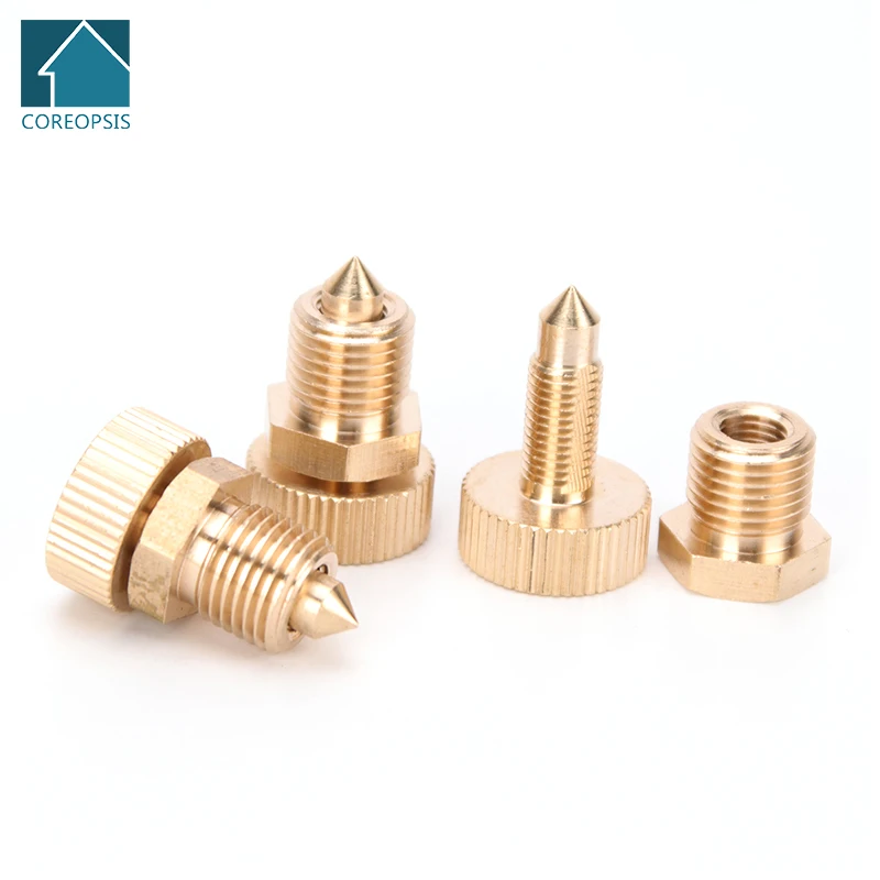 Air Pump Parts 3pcs/set High Pressure Air Bleed Screw Copper Safety Bleeder Valve 3-Stage Pump Spare Parts Replacement Kit PCP Air Pumps Parts