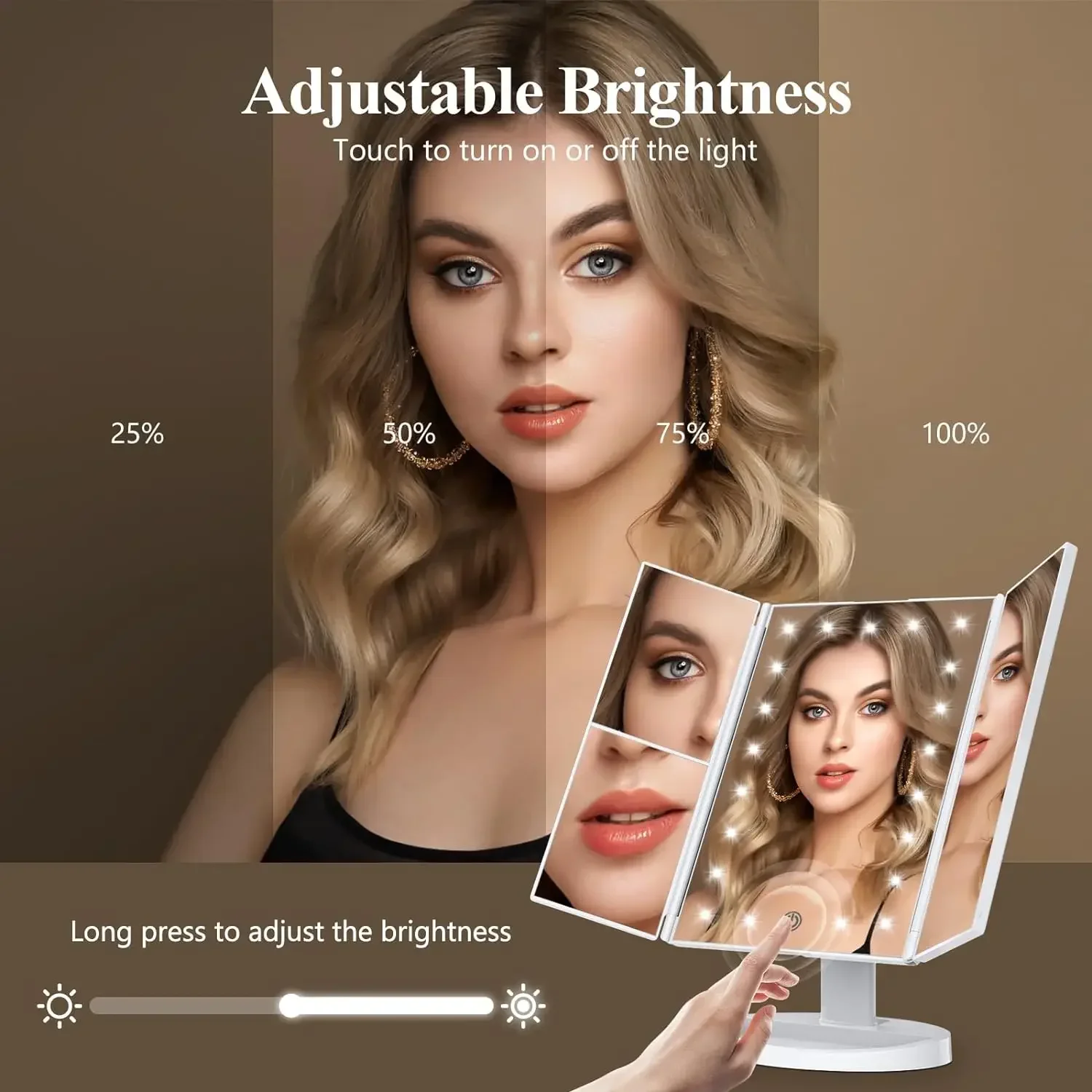 Ź ȭ LED ũ ſ, ġ ũ, USB , 180    귡Ŷ, 22 LED , 1x, 2x, 3x Ȯ