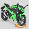 1:12 Kawasaki Ninja 400 Alloy Sports Motorcycle Model Diecast Street Race Motorcycle Model Simulation Sound and Light Kids Gifts 2