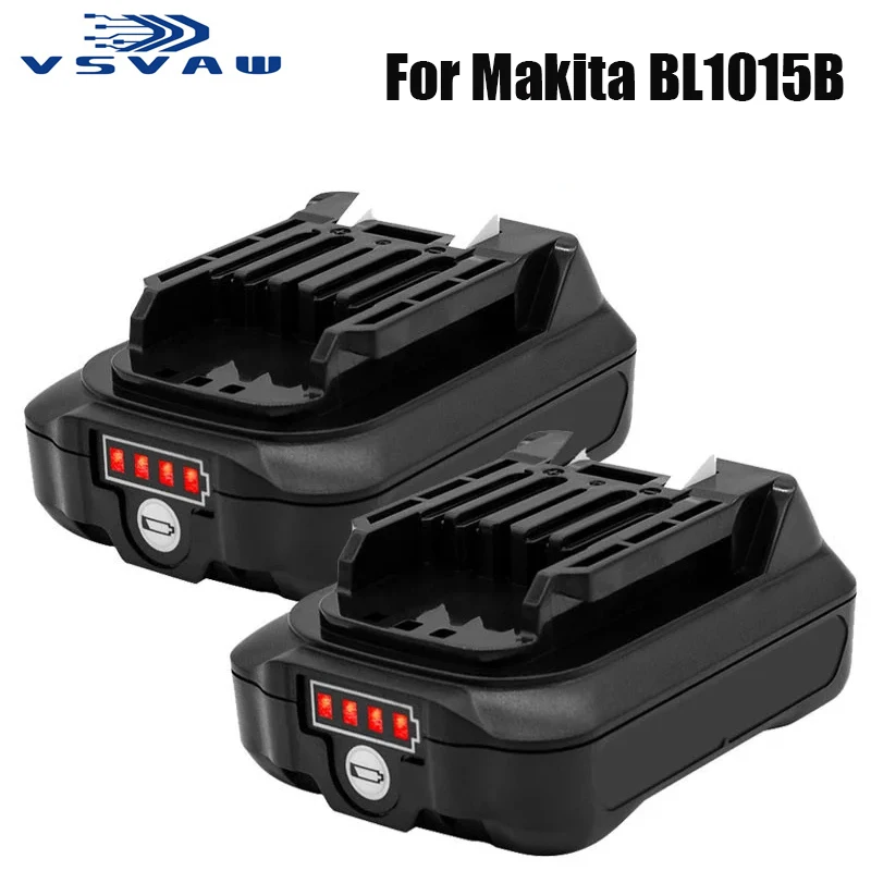 Сменный литий-ионный аккумулятор для электроинструмента Makita 197390-1 BL1015 1973901 BL1021B BL1041B BL1015B BL1020B BL1040B 4500 мАч