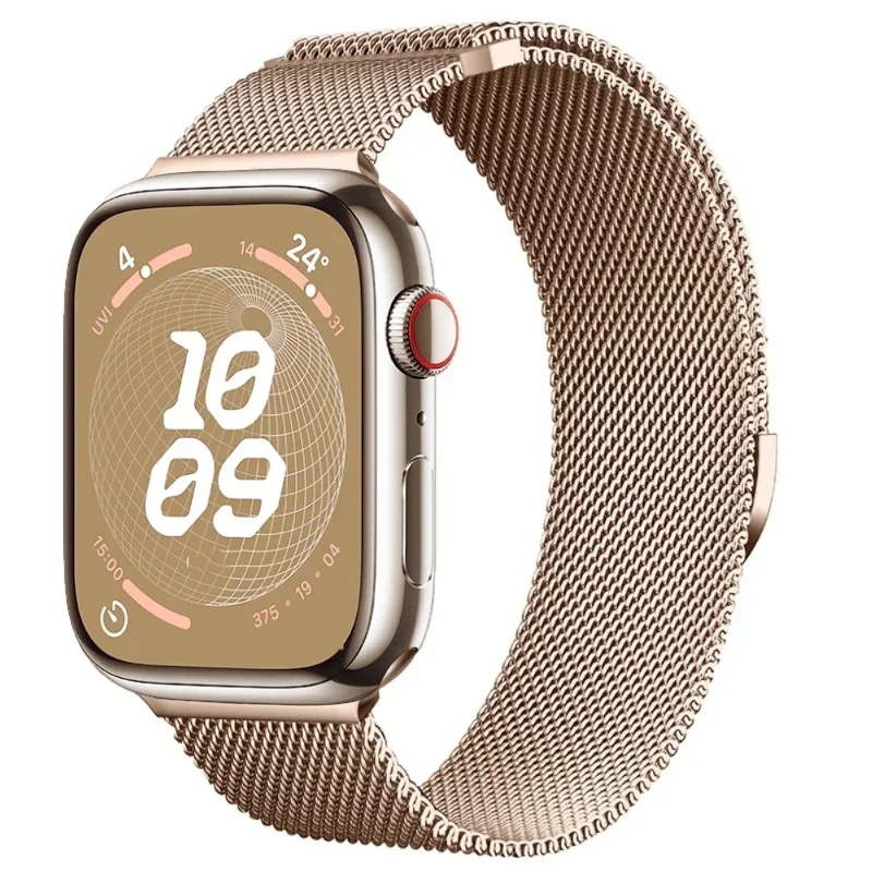 Luxury Milanese Metal Strap for Apple Watch - Elegant Bracelet Design
