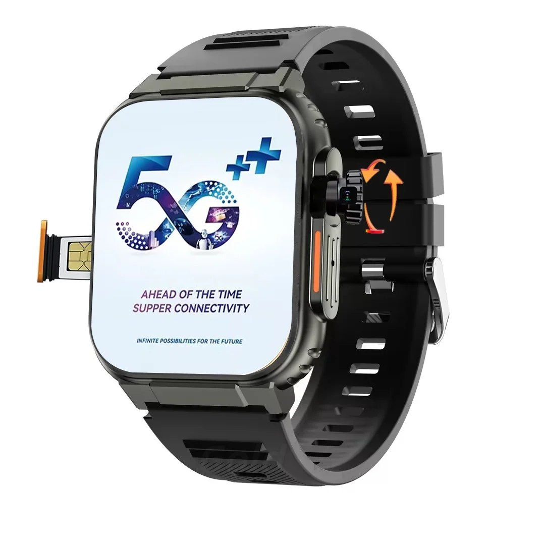 Smart Watch Ultra Ai3 Smartwatch Men Women 4G SIM card Wifi Cellular GPS NFC Ultra 9 Android 8.1 180&deg; Rotating Camera Sport Smart Watch