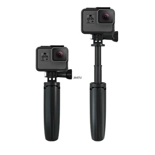 for Gopro Vlog Tripod Foldable Tripod Mini Portable Monopod for Go Pro Hero 11 10 8 7 Black Session Osmo Action Camera Accessory 2