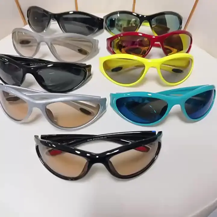 DOHOHDO новые ретро Y2K кошачий глаз уличные модные спортивные солнцезащитные очки