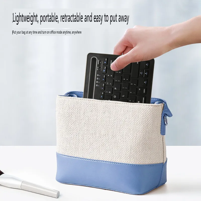 2.4G Wireless Mouse Combo Teclado Bluetooth For Laptop PC IPad Macbook Android Notebook Ipad Keyboard_voghion.com