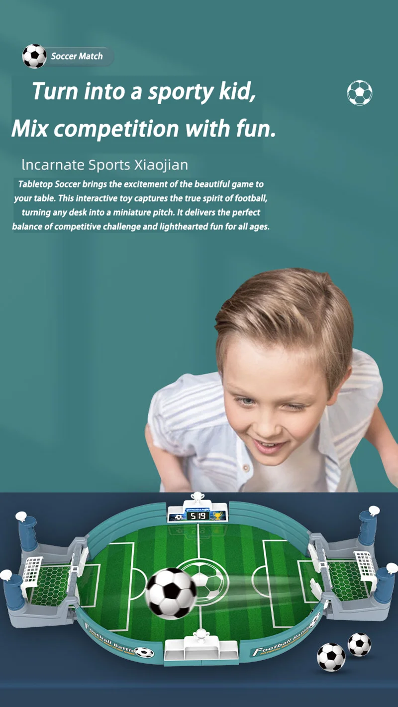 Children's Tabletop Soccer Game - Engaging Educational Gift