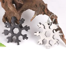 

Multi-tool Snowflake Multi-tool Card Combination Compact Multifunction Screwdriver Stainless Steel Gadget