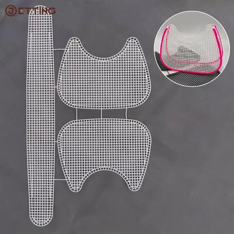 

Underarm Bag Mesh Knitting Lining Weaving Plastic Mesh Sheet Accessories Velvet DIY Trim Tools