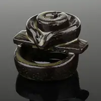Ceramic Backflow Incense Burner, Censer Flowing Back Incense Cones Holder Crafts for Yoga Meditation SPA , Tea House - Image 3