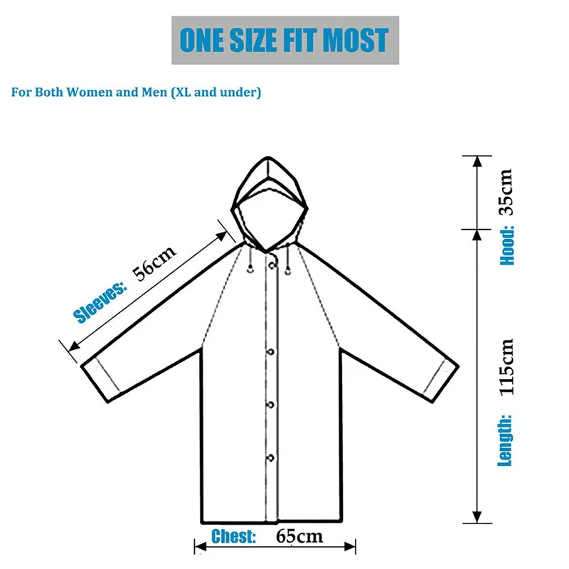 Raincoat Poncho 1PC raincoat poncho