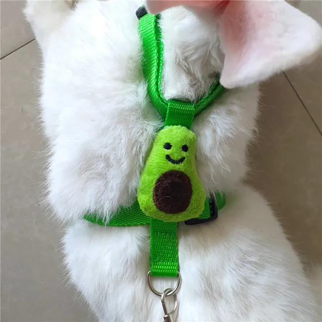 Hamster Rabbit Small Pets Chest Strap Outdoor Traction Rope Adjustable Harness Leash Vest for Rabbit Hedgehog Guinea Pig 6
