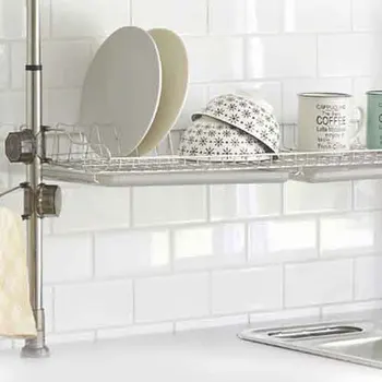 라인 칼럼 식기 건조 테이블 800, 주방 싱크 랙 선반, 선반 보관 캐비닛, 1 섹션