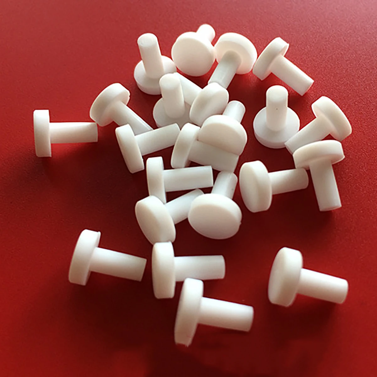 

10/20/30Pcs Solid Silicone Rubber Stoppers 7.5/8/8.5/9/9.5mm White T-shape Bore End Caps Inserts Seal Plugs Shock-absorbing Pads