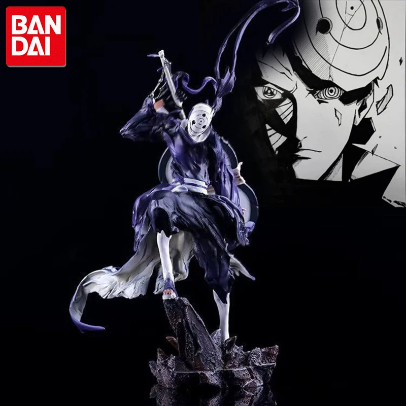 

34cm Naruto Figure Hatake Kakashi Uchiha Obito Sasuke Fighting Posture Action Figure Pvc Statue Model Kids Toys Birthday Gifts