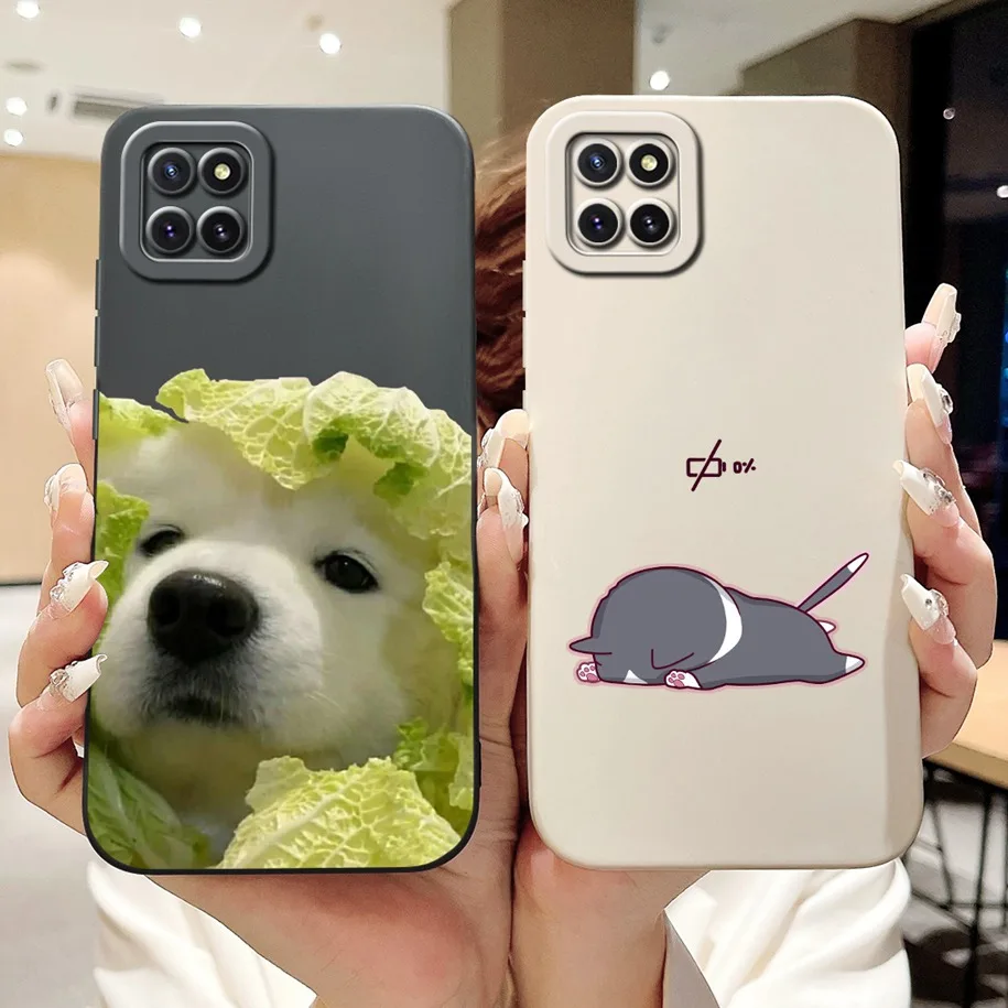 Stylish Painted Liquid Silicone Phone Case