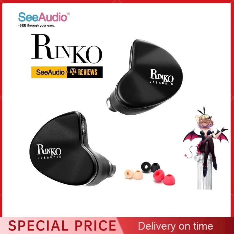 

SeeAudio x Z Reviews Rinko IEM 1 Dynamic Driver+1 Planar Drivers In-ear Monitors Earphones Hybrid HiFi Headphone Bravery