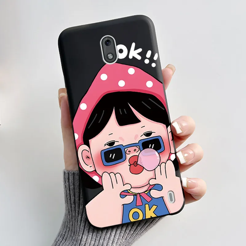 Aesthetic Cute Cat Shockproof Black Slim Phone Case - Soft TPU Silicone Back Cover