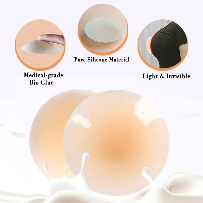 Silicone Breast Patch Silicone Nipple Cover Breast Nipple Covers Silicone Stickers Breast Sticker Nipple Cover Stickers Silicone Nippls Pasties For Women