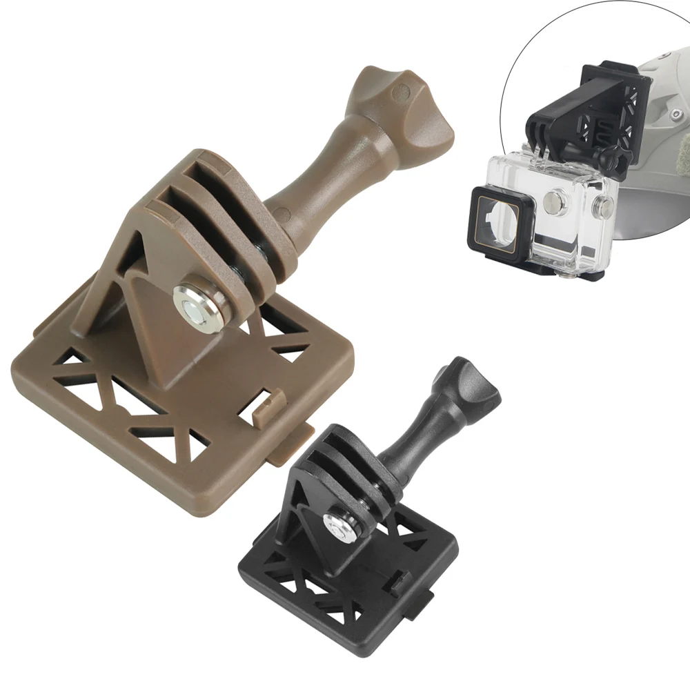 BOOIU Taktische Helm Adapter Ständer Für Gopro Hero Front Action Kamera FAST/MICH/NVG Feste Installieren Airsoft Helm zubehör – Detail 2