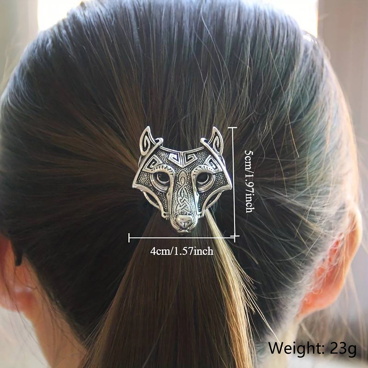 Fashionable And Exquisite New Viking Celtic Wolf Elastic Ponytail Headband Hair Tie Women Jewelry Accessories hair accessory