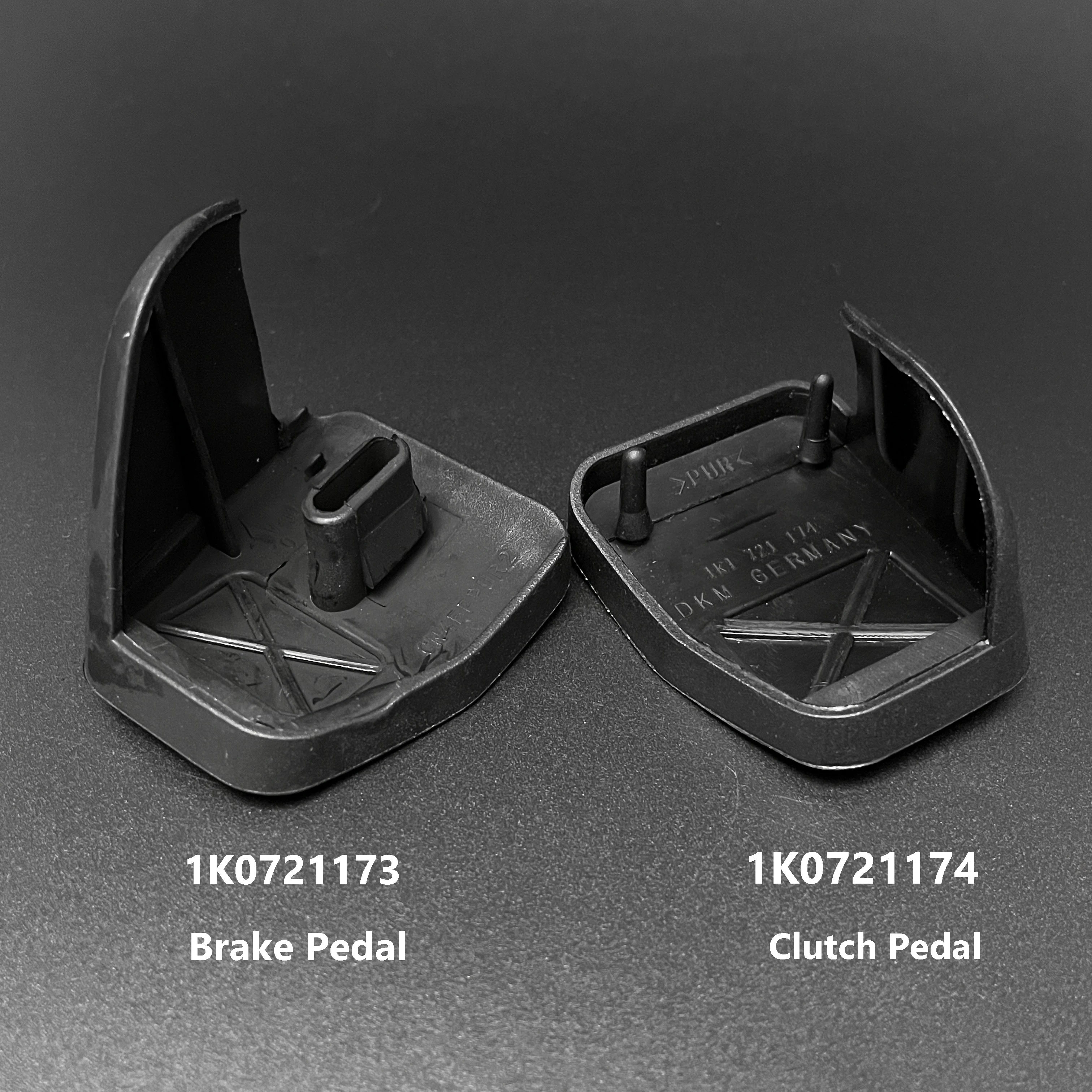 Car Accessories Car Pedals Pedal Cover Manual Brake Clutch Pedal Rubber Sleeve Non-Slip Mat 1K0721173 1K0721174 For VW Jette Passat Tiguan I Golf 6 MK6 Superb Octavia