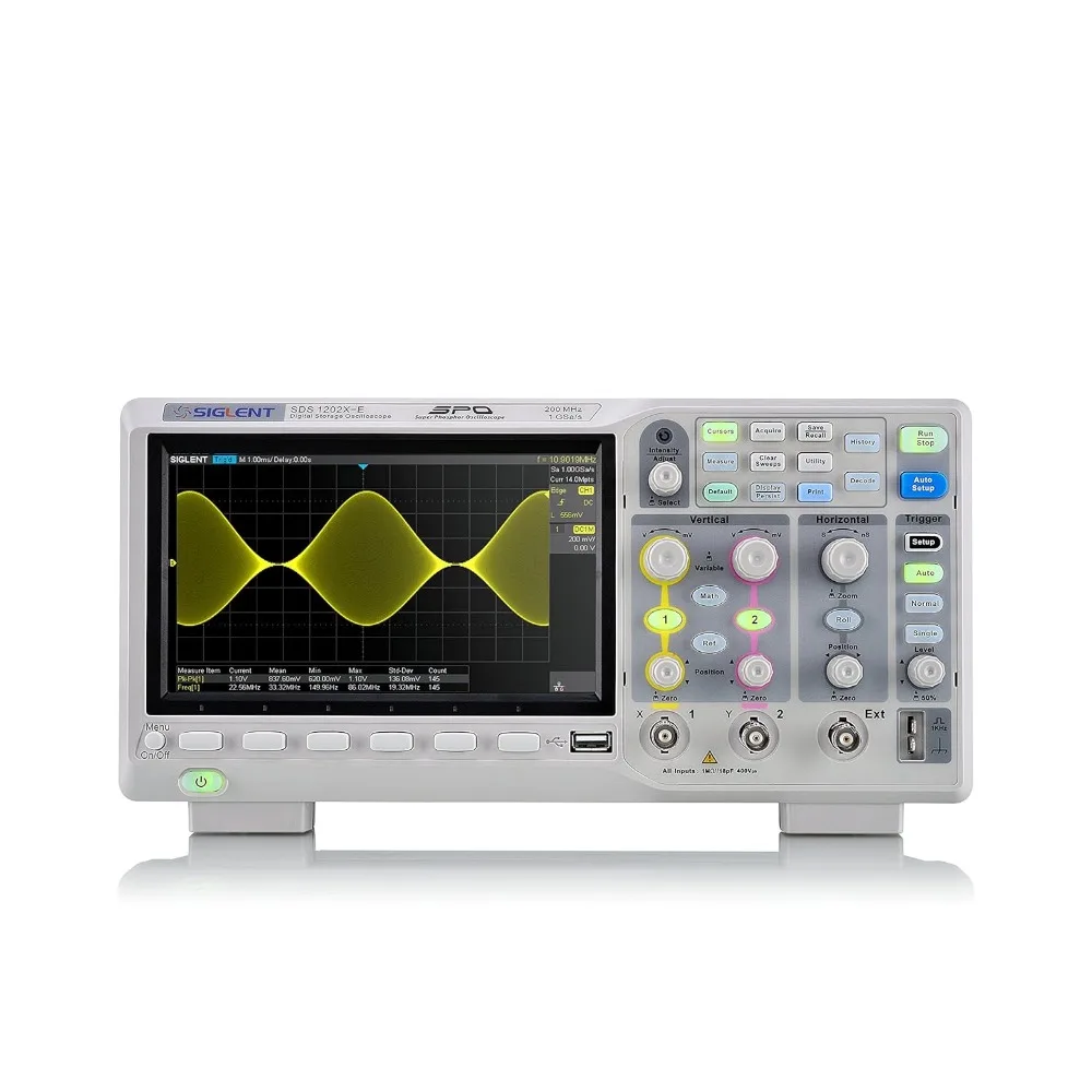 Technologies SDS1202X-E 200 mhz Digital Oscilloscope 2 Channels, Grey 6