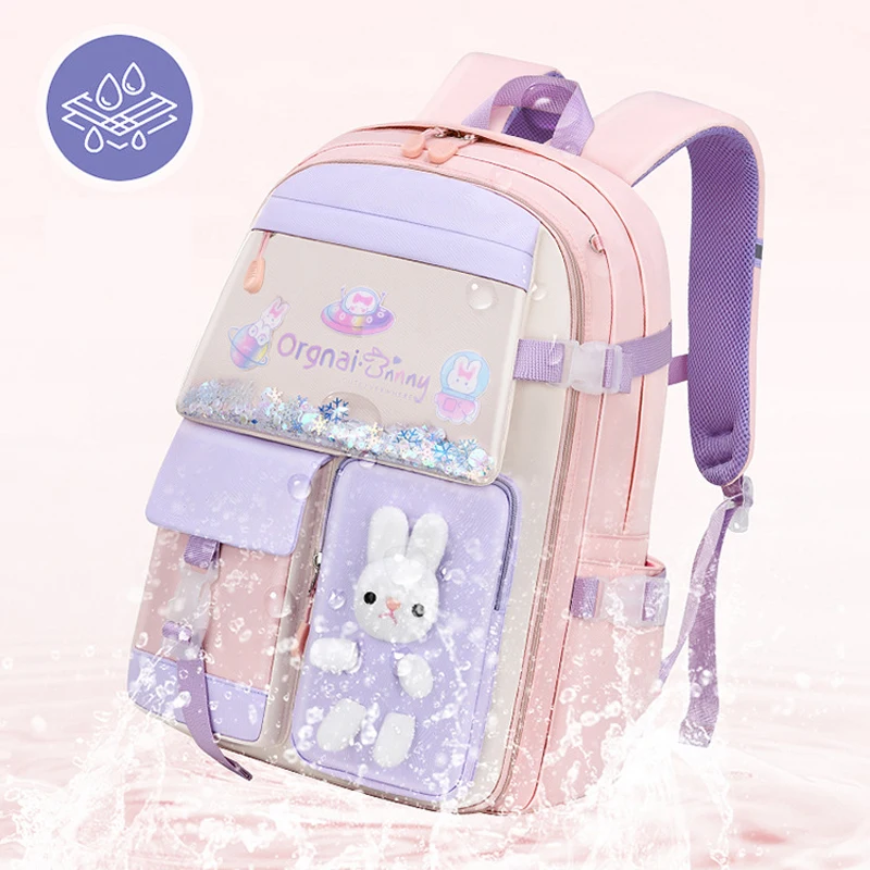 Cute Girls Schoolbags For 1-6 Grade Children Primary School Backpack Gift Waterproof Student Knapsack Mochila