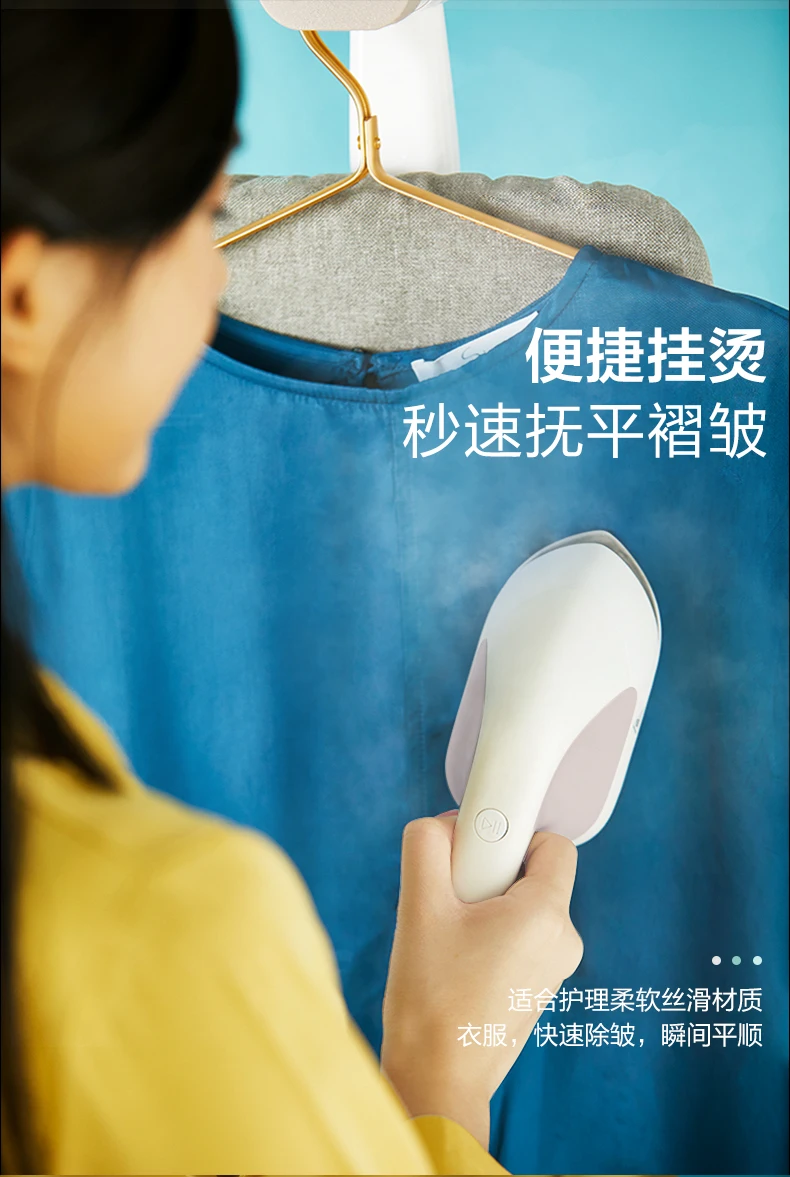 S898564184a394c48acec75c77cfd9e1c6 Midea Garment Steamer with Dual Ironing Modes for Dry Wet Clothes Household Handheld Iron and Powerful Double-layer Steamer 220V Mallzona