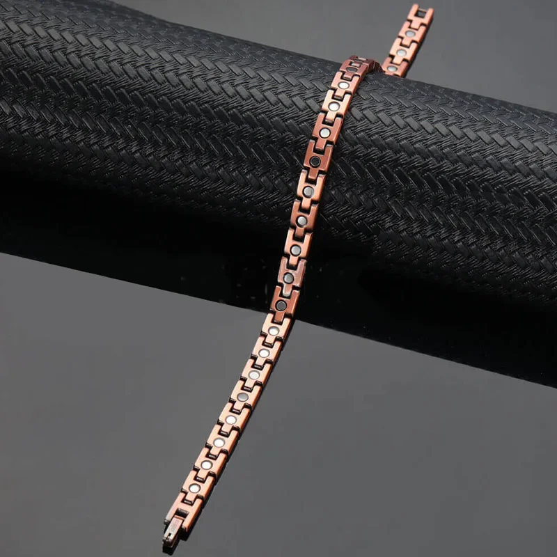 Magnetic Copper Anklets Ankle Braclelet for Women with Therapy 3500 Gauss Magnets