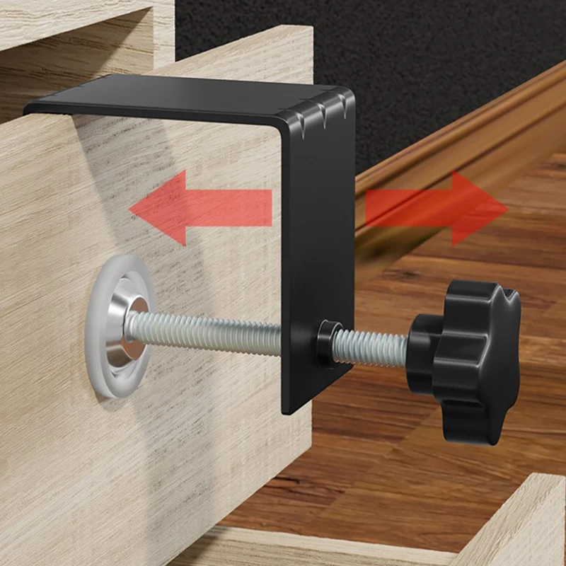 Home Improvement Smooth Woodworking Drawer Front Installation Clamp Hardware Jig Accessories Fasten Stable Stainless Steel