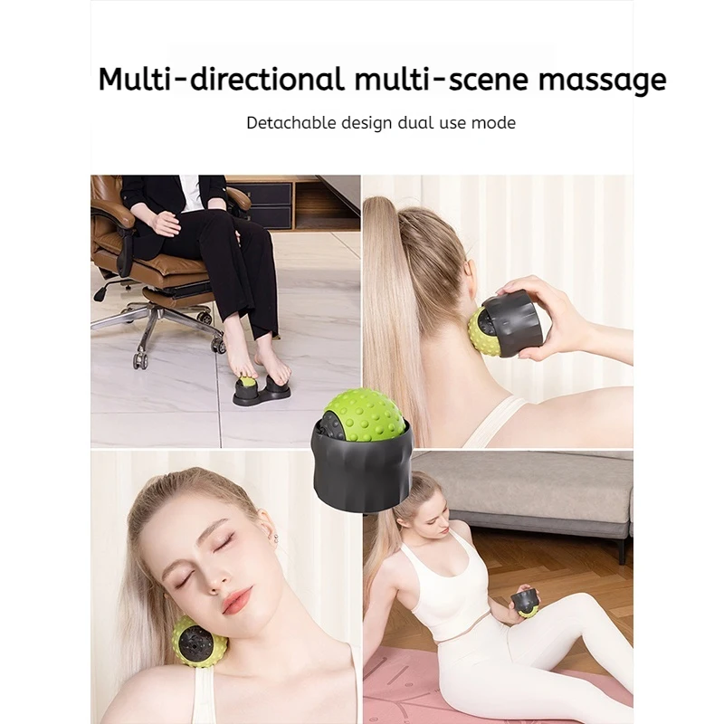 Fascia Ball Hot Cold Therapy Foot Massage Ball Muscle Relaxation Yoga Fitness Back Meridian Handheld Neck Massage For