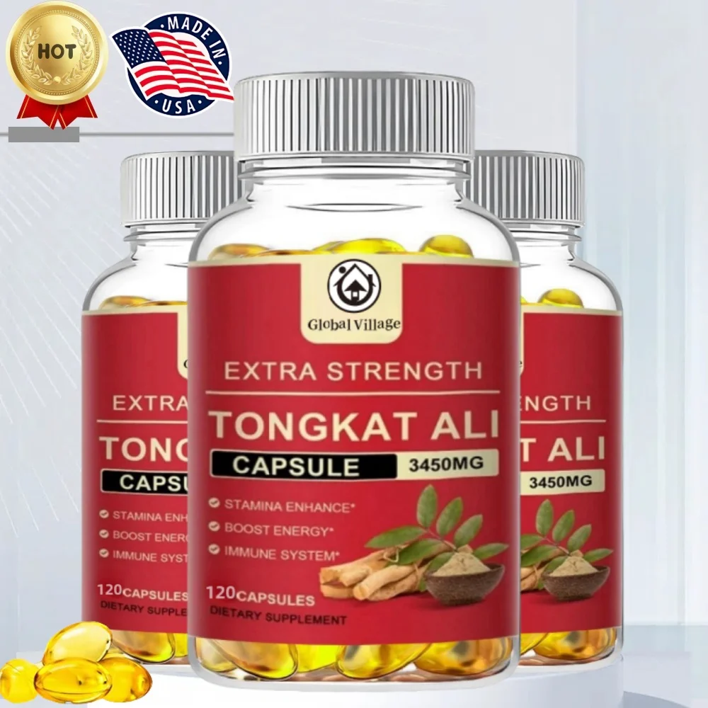 Global Village Plant Extract Capsule For Male Immune Increase Relieve Fatigue Emotional ,stimulating ,desire & Energy Support