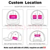 SLECKTON Custom Logo Retro Baseball Cap for Men and Women DIY Design Letter Embroidery Hat Customize Cap Graphic Print Wholesale 3