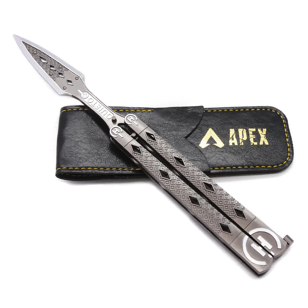 Оружие Apex Legends Octane Balisong нож-бабочка Коллекционная модель металлического оружия
