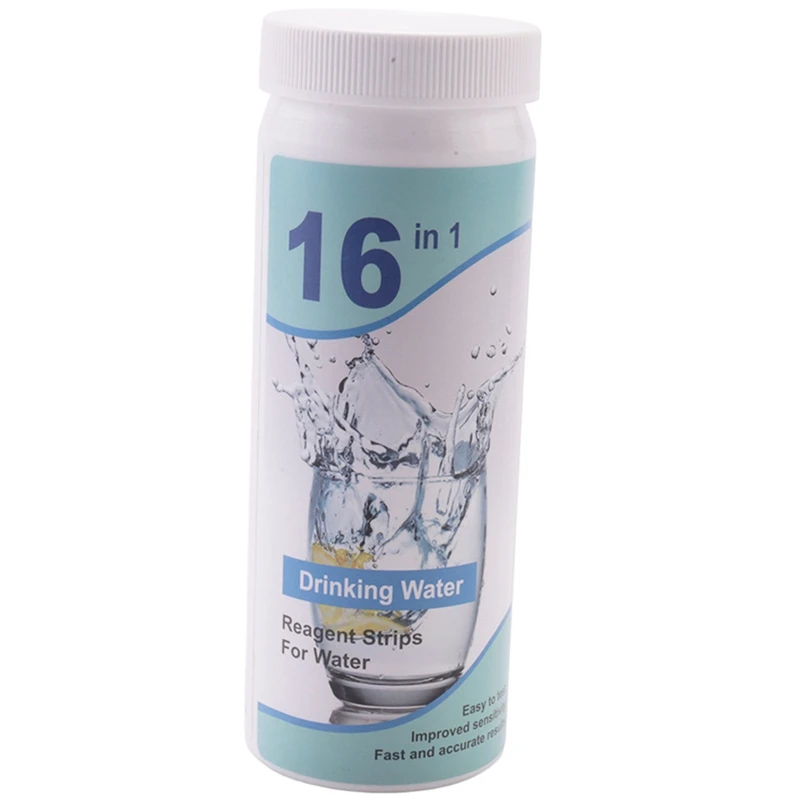 Water Testing Strips For Drinking Water- EPA Level Home Use, Water Test Strips With Lead, Mercury, Iron, PH, Hardness