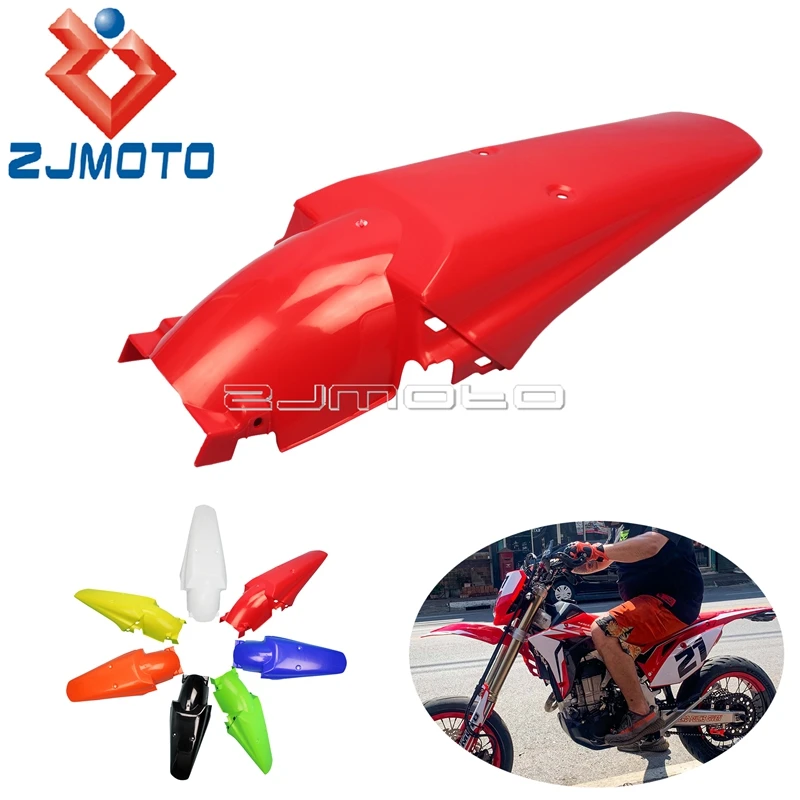 Dual Sport Dirt Bike Red Parafango Posteriore Enduro Parafango Posteriore Per Honda Cr Xr Crf 50 85 100 150 200 230 250 350 400 450 500 600 650