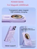 Travel 10000mAh Powerbank For Magsafe Wireless Charger Power Banks Fast Charge External Battery With Bracket For iPhone 15 14 13 6