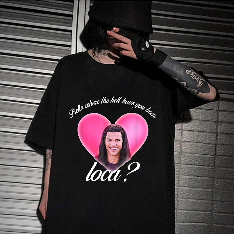 

Футболка женская хлопковая в стиле унисекс, модная уличная одежда в стиле хип-хоп, Готическая рубашка с надписью «Hell Do You Been Loca», лето