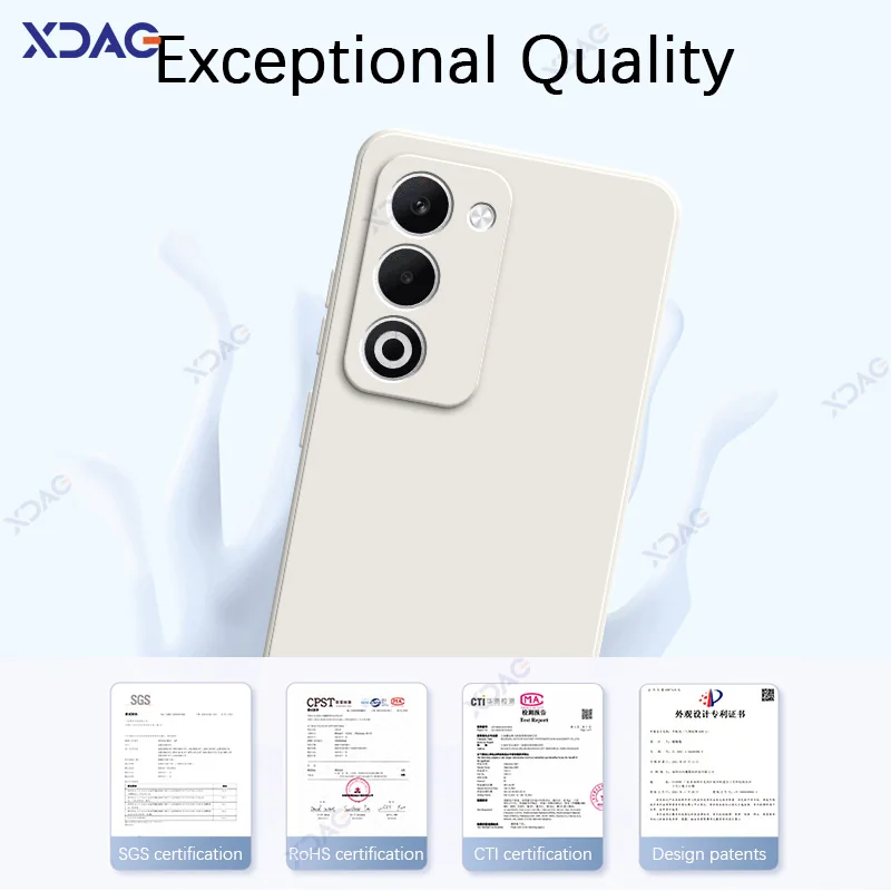 Luxury Dual Liner Protective Case - Full Shockproof Square Liquid Silicon Phone Cover