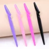 6/12Pcs Mix Color Eyebrow Razor Women Face And Body Safe Trimmer Hair Shaver Eye Brow Remover With Cover Small Makeup Tools Set 6