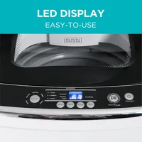 BLACK+DECKER 0.9 Cu. Ft. Portable Washer, 6.6 lb. Capacity Washing Machine for Homes & Apartments, 5 Wash Cycles 2