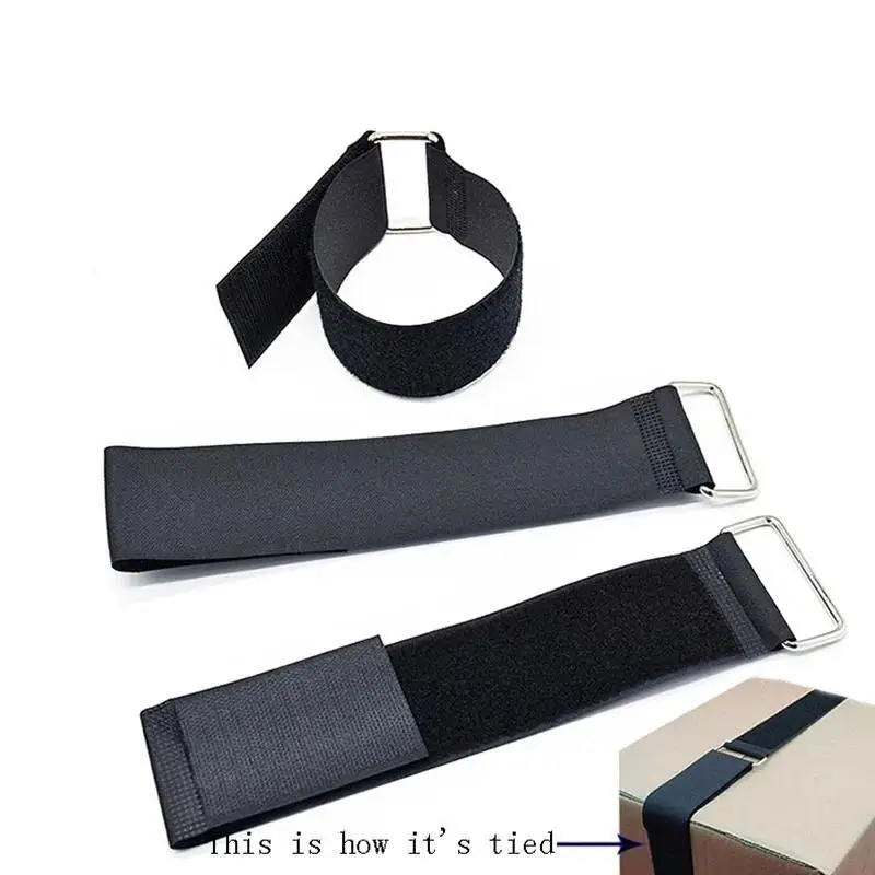 Cargo Straps 100*5 cm Nylon Cargo Straps Hook and Loop Fastener Ratchet Belt Luggage Holder Fastener For Motorcycle Bike Outdoor Camping Bags