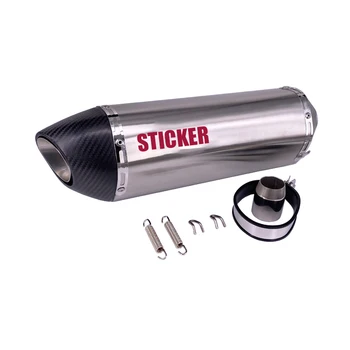 Slip On For FZ1 R6 R15 R3 Z650 Z800 ER6N RC390 CBR1000RR Z900 PCX125 S1000RR R11 Motorcycle Exhaust Modified Escape Moto